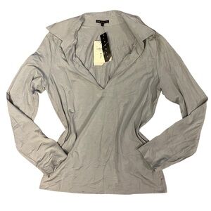 NWT Theory Jersey Knit Long Sleeve Top Large
